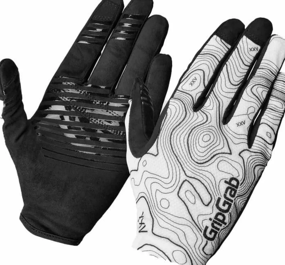 Best Gripgrab Rebel Full Finger Summer Gloves White