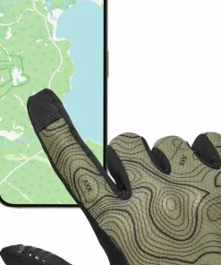 Clearance Gripgrab Rebel Full Finger Summer Gloves Olive Green