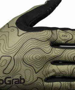 Clearance Gripgrab Rebel Full Finger Summer Gloves Olive Green