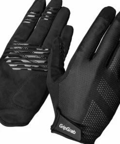 Clearance Gripgrab Ride Lite Padded Full Finger Summer Gloves Black