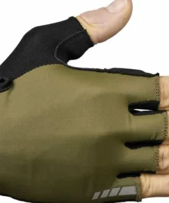 Outlet Gripgrab Ride Padded Short Finger Summer Gloves Olive Green