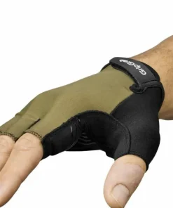 Outlet Gripgrab Ride Padded Short Finger Summer Gloves Olive Green