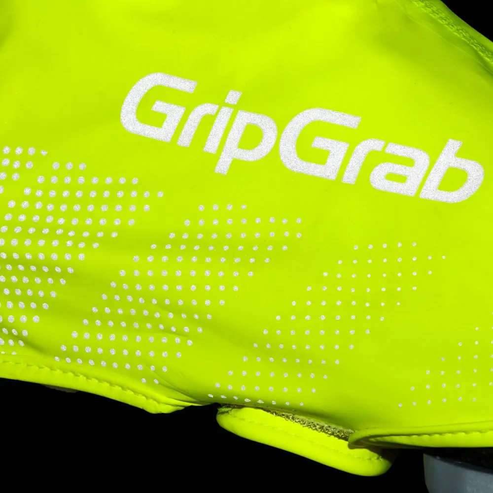 Outlet Gripgrab Ride Waterproof Hi-Vis Shoe Cover Yellow Hi-Vis