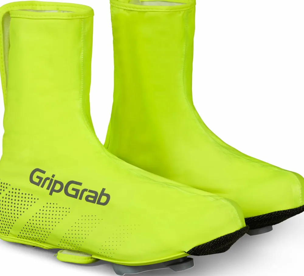Outlet Gripgrab Ride Waterproof Hi-Vis Shoe Cover Yellow Hi-Vis