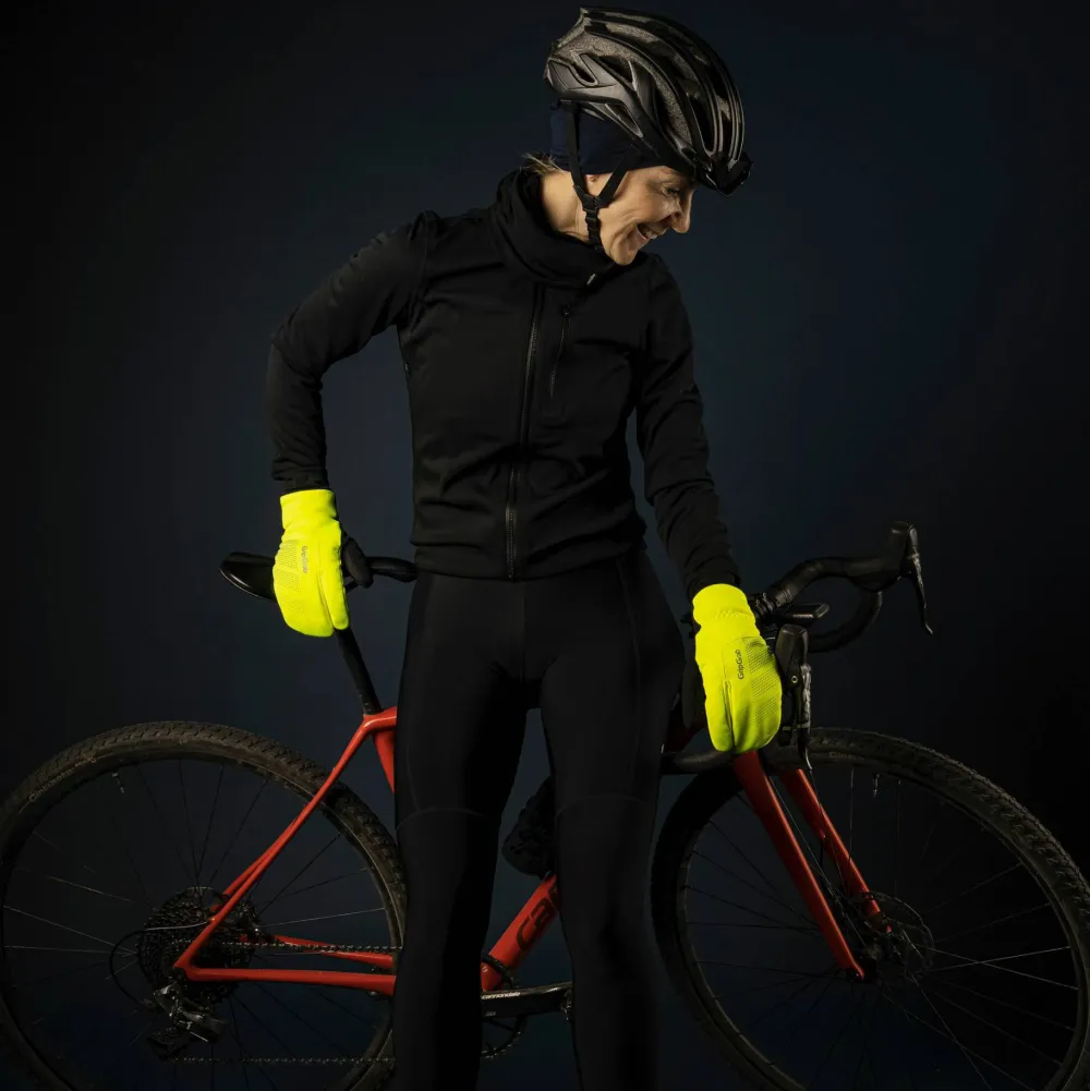 Discount Gripgrab Ride Windproof Deep Winter Lobster Gloves Yellow Hi-Vis