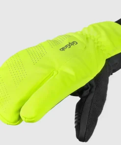 Discount Gripgrab Ride Windproof Deep Winter Lobster Gloves Yellow Hi-Vis