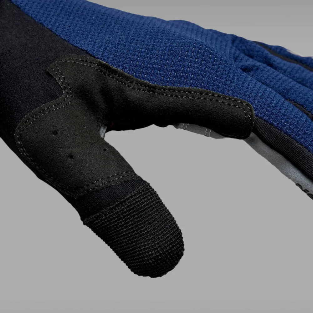 Gripgrab Shark Padded Full Finger Glove Navy