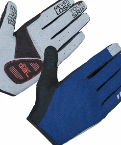 Gripgrab Shark Padded Full Finger Glove Navy