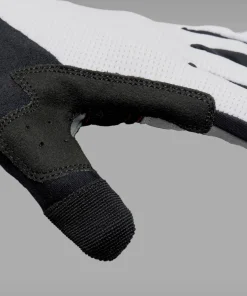 Outlet Gripgrab Shark Padded Full Finger Glove White