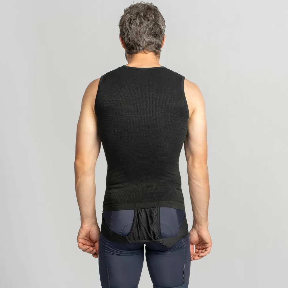 Clearance Gripgrab Unisex PACR Spring-Autumn Seamless Sleeveless Base Layer Black