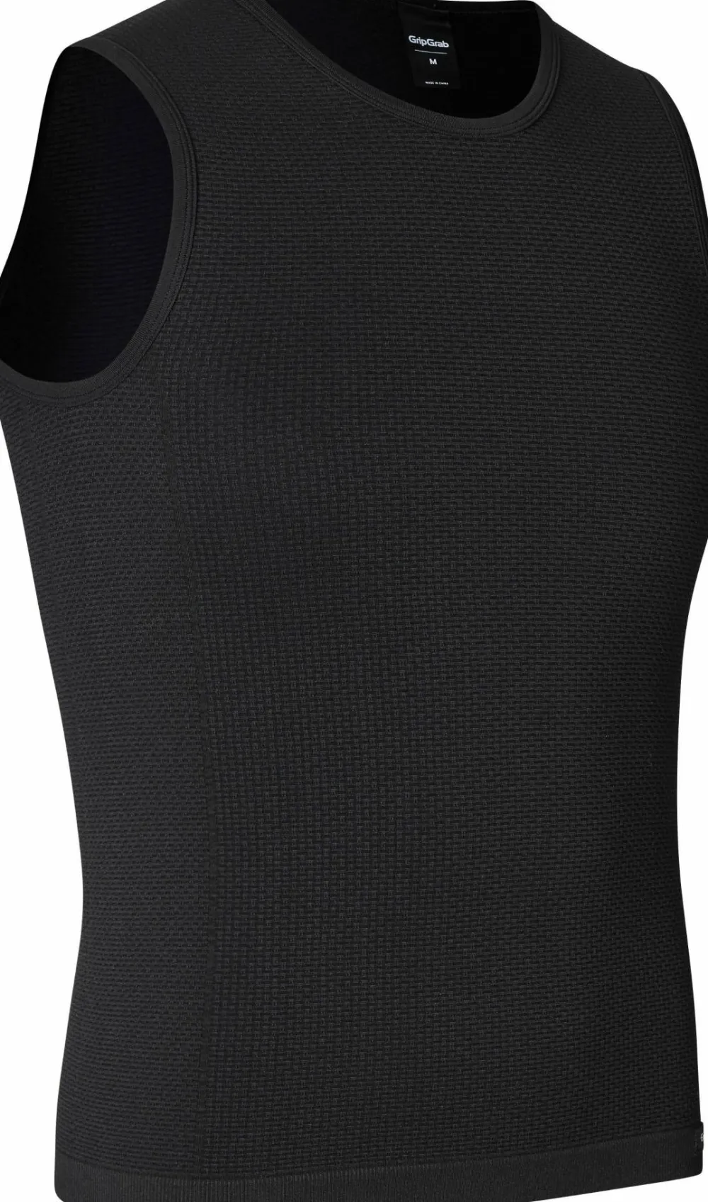 Clearance Gripgrab Unisex PACR Spring-Autumn Seamless Sleeveless Base Layer Black