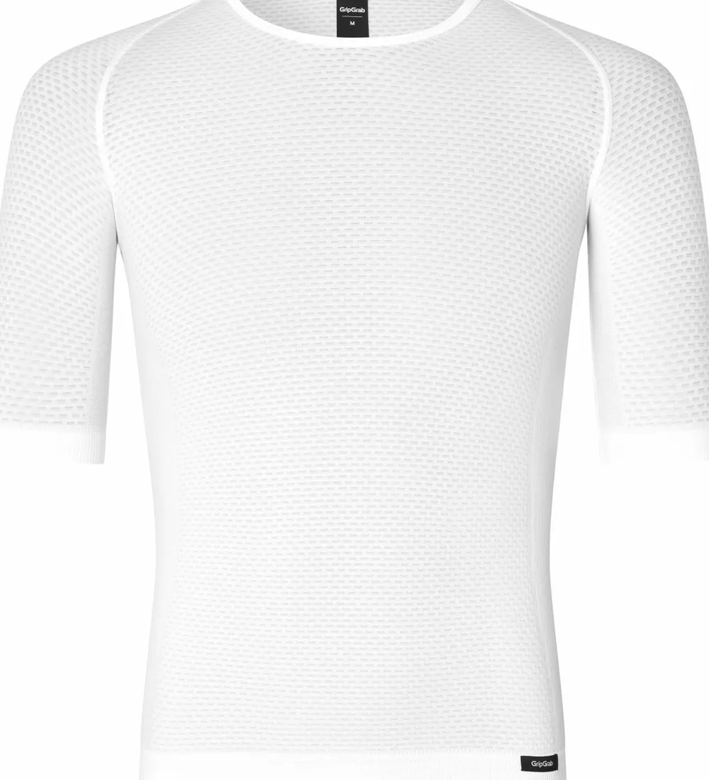 New Gripgrab Unisex PACR Ultralight Seamless Short Sleeve Base Layer White