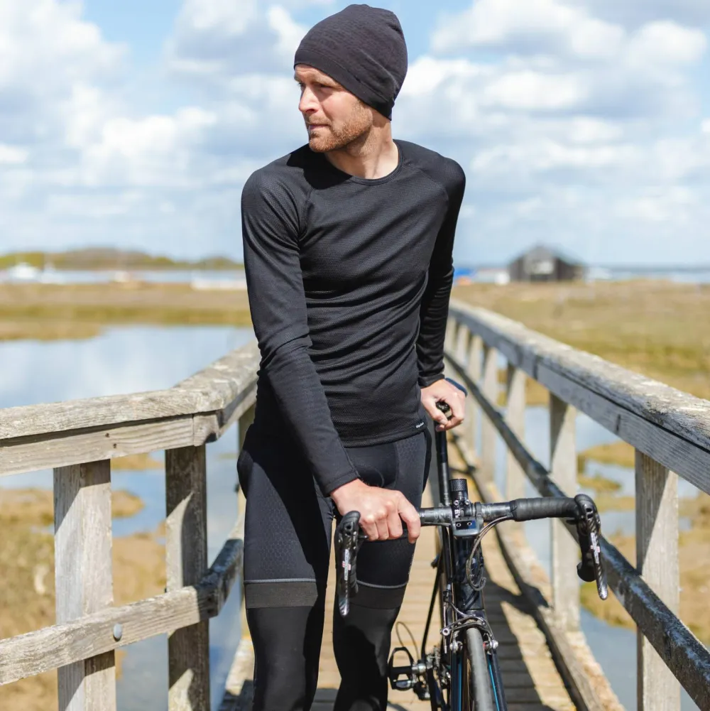 Hot Gripgrab WindBreaking Thermal Long Sleeve Base Layer Black