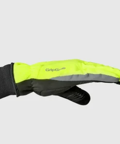 Outlet Gripgrab Windster 2 Windproof Winter Gloves Yellow Hi-Vis