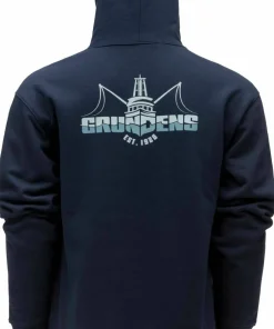 Clearance Grundéns Men's Logo Boat Hoodie Dark Navy