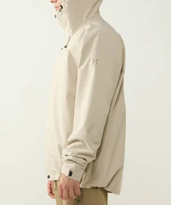 Outlet Haglöfs Men's Breeze Proof Jacket Chalk Beige