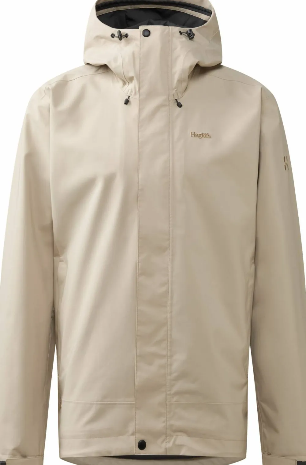 Outlet Haglöfs Men's Breeze Proof Jacket Chalk Beige