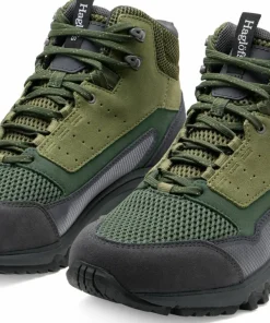 Discount Haglöfs Men's Rosson Proof Mid Magnetite/olive Green