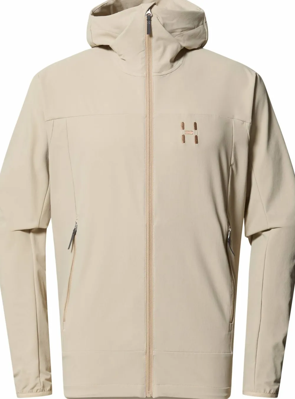 Online Haglöfs Men's Rosson Softshell Hood Chalk Beige