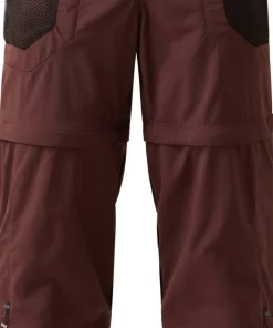 Haglöfs Men's Solis Zip Off Pant Maroon Trail