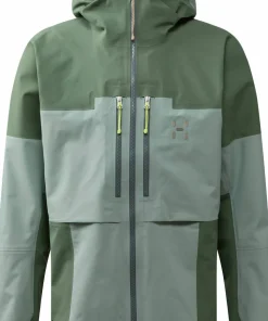 Sale Haglöfs Men's Spitz GORE-TEX Pro II Jacket Dew Green/Chlorophyll Green