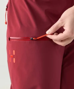 Discount Haglöfs Women's Alper Proof Pant Carmine Red