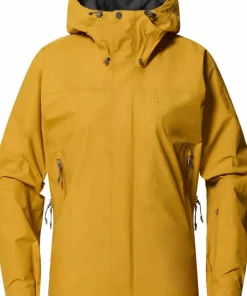 Discount Haglöfs Women's Astral GORE-TEX II Jacket Clay Yellow