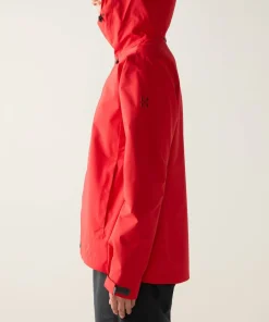 Best Haglöfs Women's Breeze Proof Jacket Bright Red