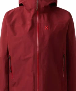 Clearance Haglöfs Women's Roc Sight GORE-TEX Jacket Carmine Red