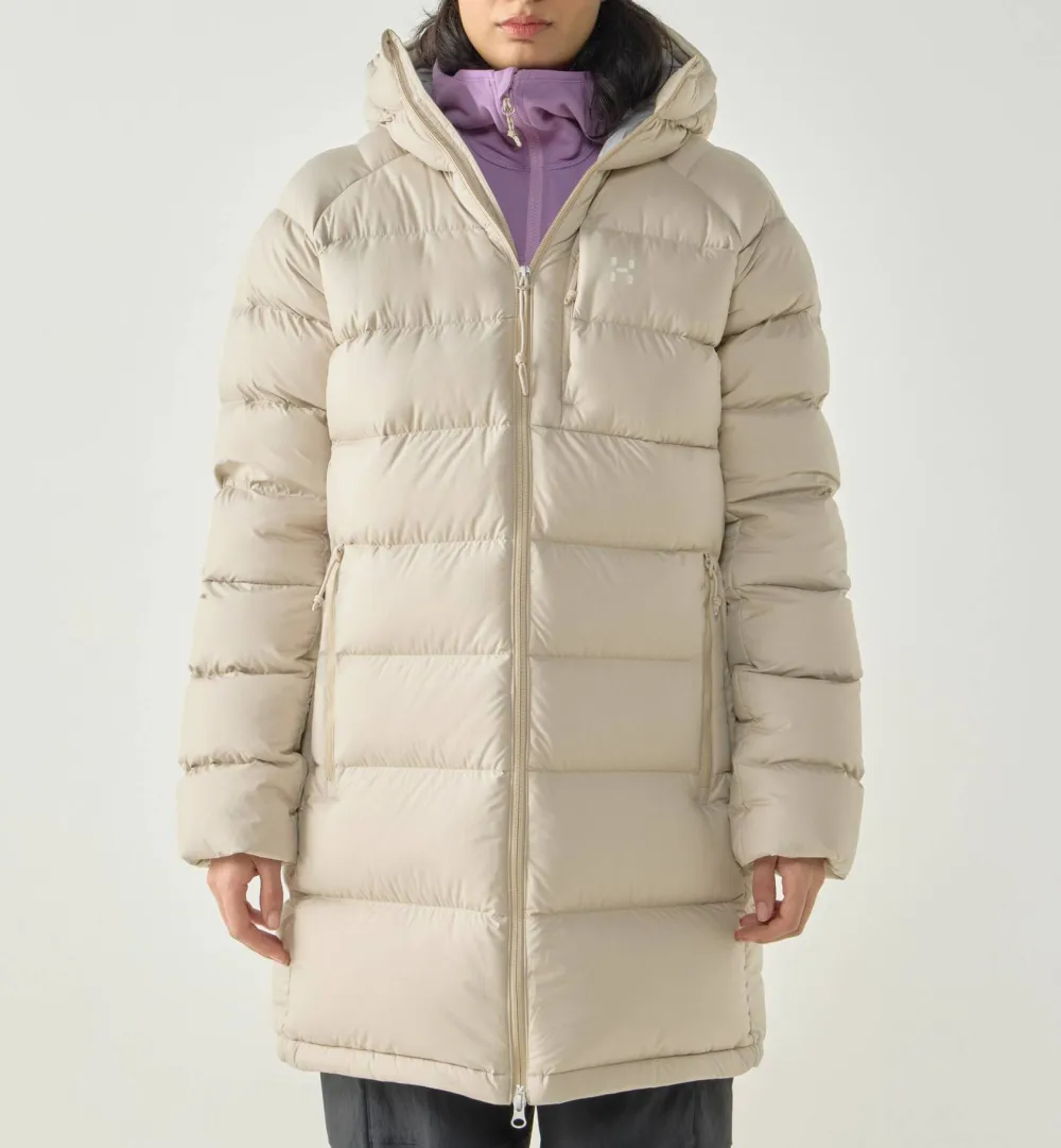 Outlet Haglöfs Women's Rosson Down Parka Chalk Beige