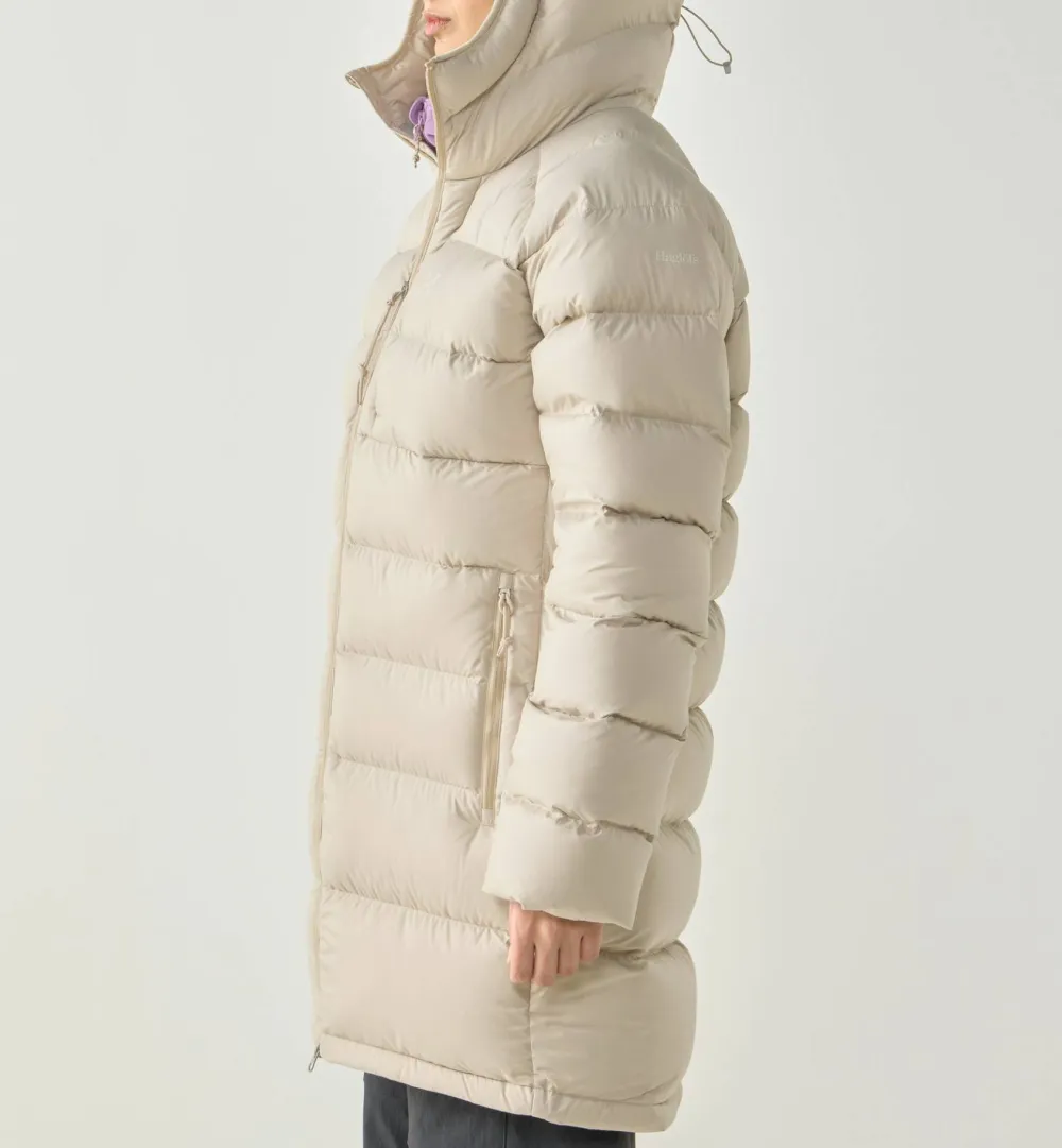 Outlet Haglöfs Women's Rosson Down Parka Chalk Beige