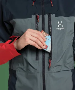 Outlet Haglöfs Women's Spitz Gore-Tex Pro Jacket Steel Blue/Tarn Blue