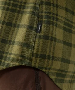 New Haglöfs Women’s Virke Flannel Shirt Seaweed Green/Olive Green