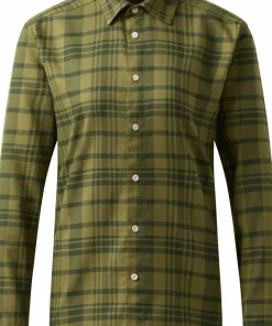 New Haglöfs Women’s Virke Flannel Shirt Seaweed Green/Olive Green