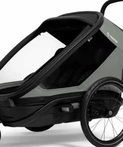 Best Hamax Outback Next Bicycle Trailer Green/Black