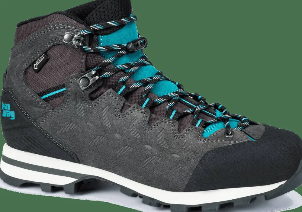 New Hanwag Women's Makra Light Lady Gore-Tex Asphalt/Bluegreen