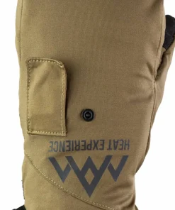 Sale Heat Experience Heated Hunt Pullover Mittens /Black Green