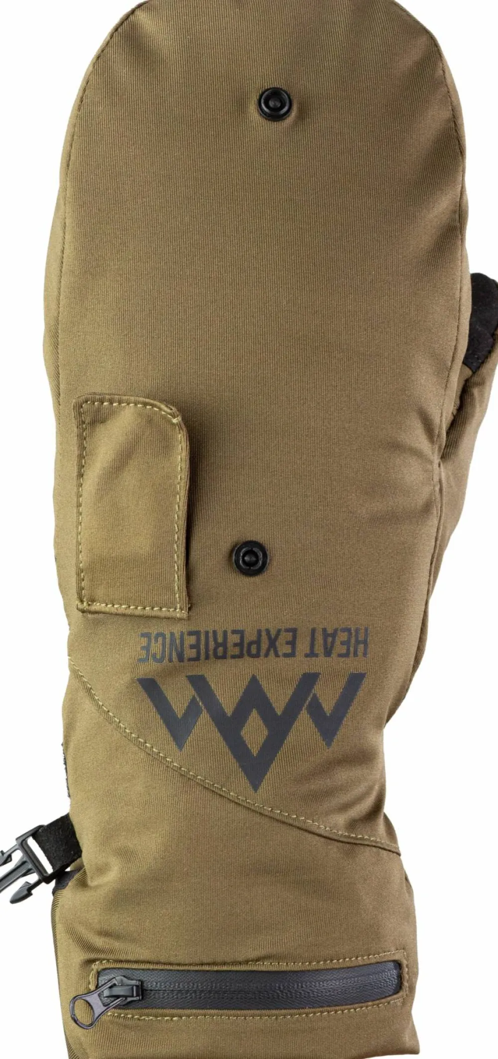Sale Heat Experience Heated Hunt Pullover Mittens /Black Green