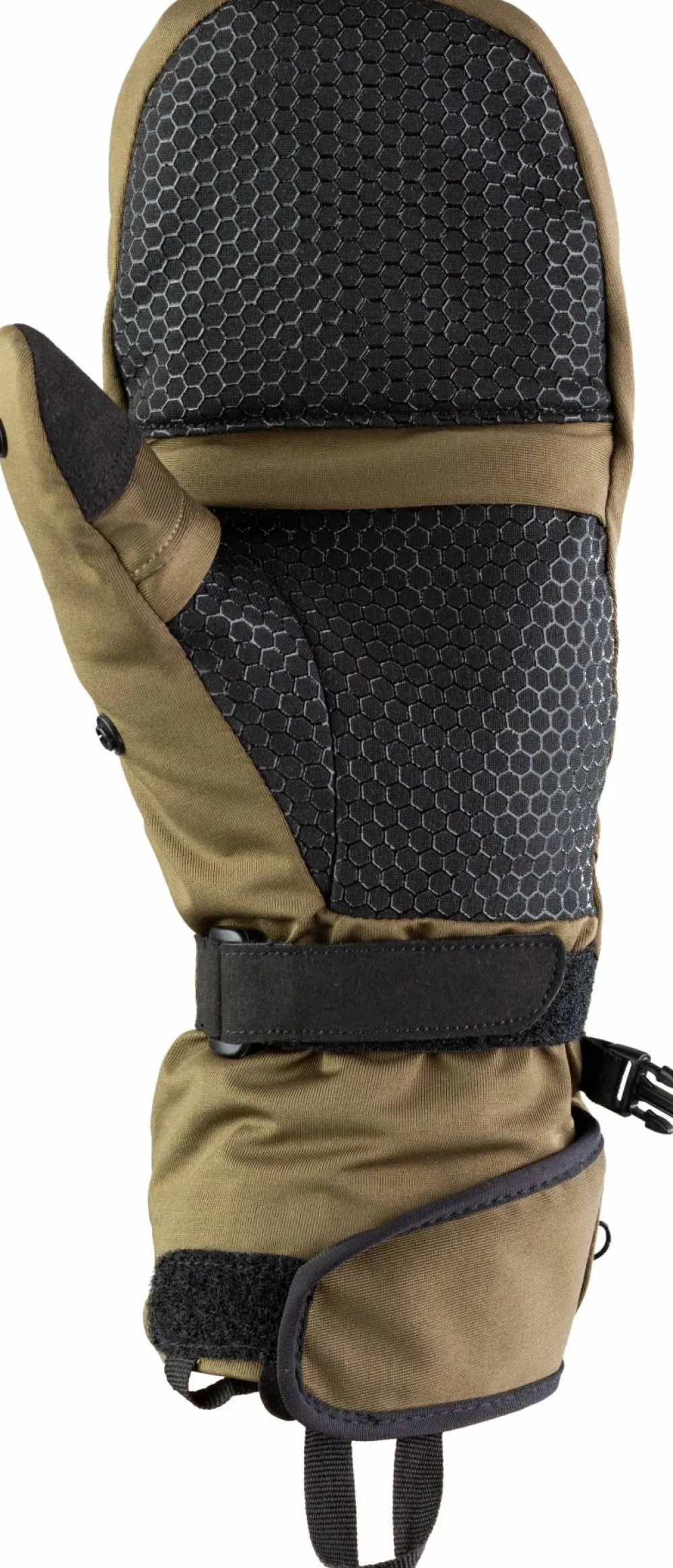 Sale Heat Experience Heated Hunt Pullover Mittens /Black Green
