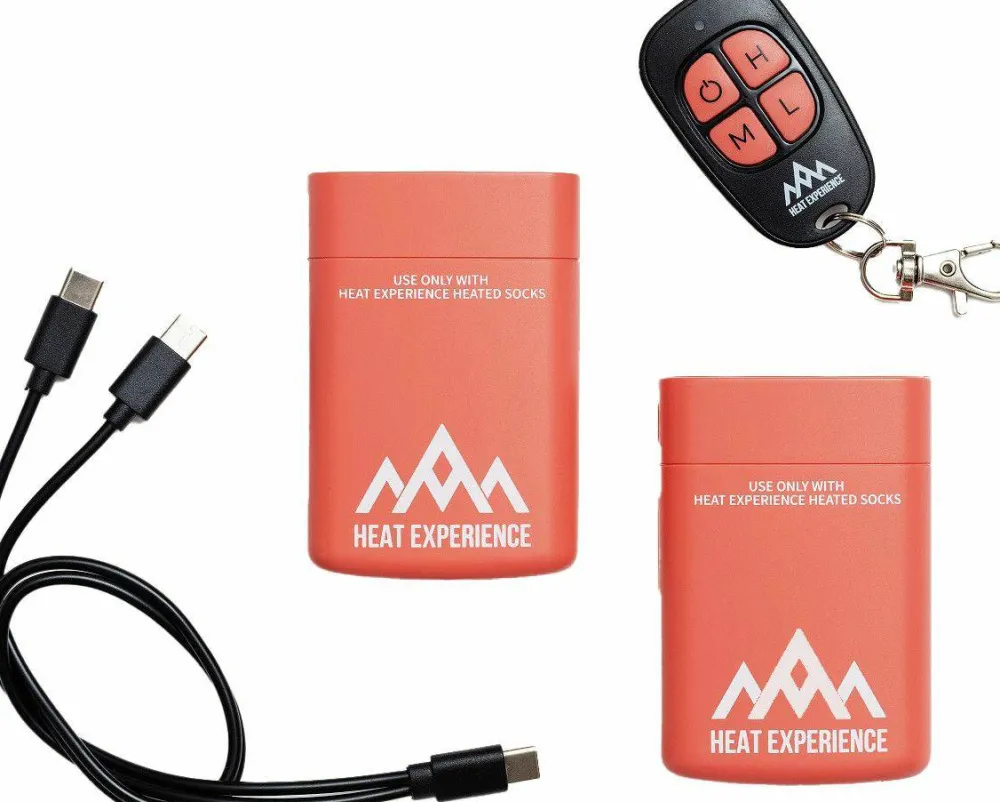 Sale Heat Experience Socks Battery (Pair) With Remote V2 Black