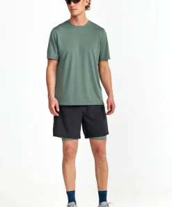 Hot Hellner Kelva 2-in-1 Shorts Men's Black Beauty/Laurel Wreath