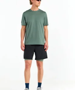 Hot Hellner Kelva 2-in-1 Shorts Men's Black Beauty/Laurel Wreath