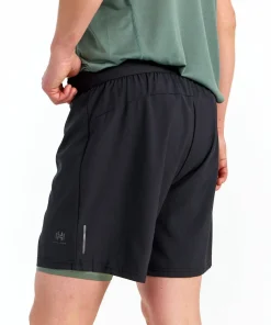 Hot Hellner Kelva 2-in-1 Shorts Men's Black Beauty/Laurel Wreath