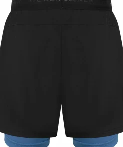Outlet Hellner Kelva 2-in-1 Shorts Men's Black Beauty/Ensign Blue