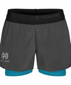 Outlet Hellner Kelva 2-in-1 Shorts Women's Asphalt