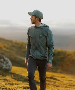 Online Hellner Men's Aras Running Jacket Laurel Wreath Aop