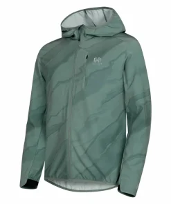 Online Hellner Men's Aras Running Jacket Laurel Wreath Aop