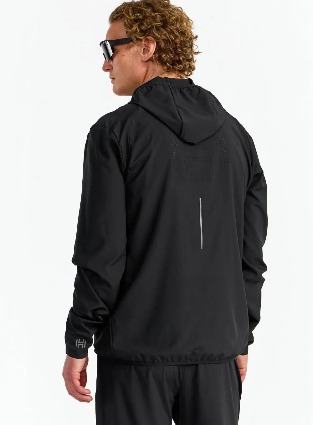 New Hellner Men's Core Running Jacket Black Beauty