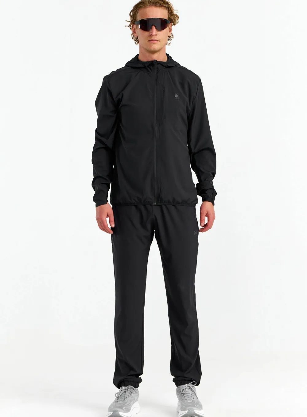 New Hellner Men's Core Running Jacket Black Beauty