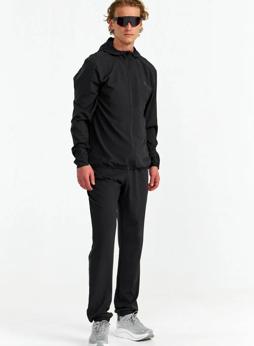 New Hellner Men's Core Running Jacket Black Beauty